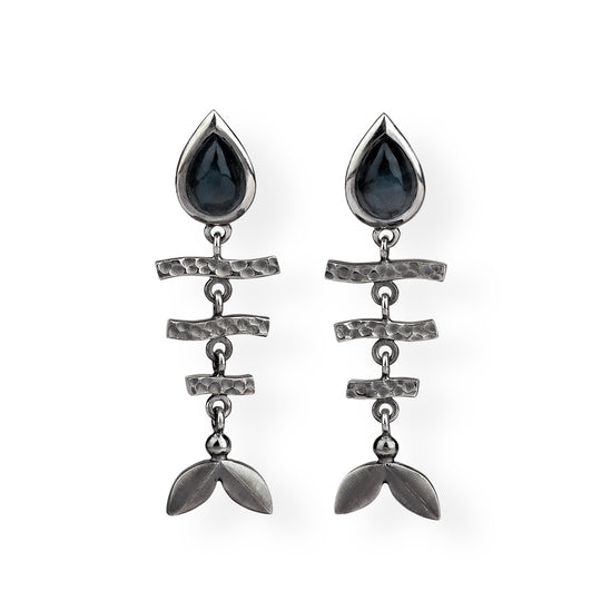 Fischli Fisch Ohrhänger mit Labradorit