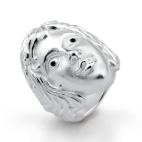 Zeus und Aphrodite Ring Aphrodite mit schwarzem Spinell