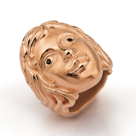 Zeus und Aphrodite Ring Aphrodite mit schwarzem Spinell