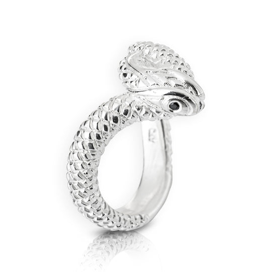 Serpente kleiner Ring mit Onyx