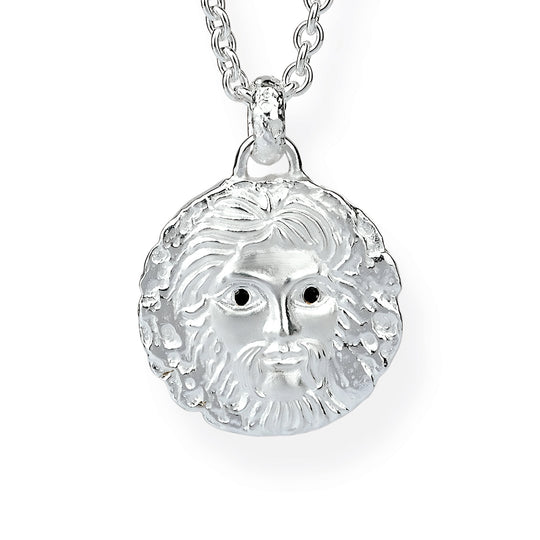 Zeus und Aphrodite großer Anhänger Zeus mit schwarzem Spinell