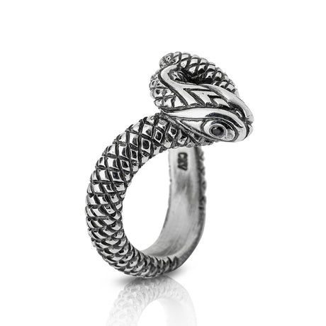 Serpente kleiner Ring mit Onyx