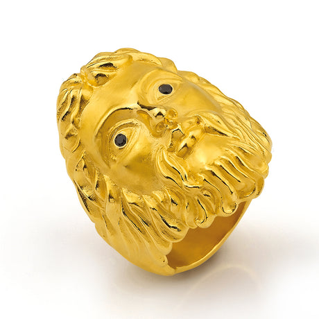 Zeus und Aphrodite Ring Zeus mit schwarzem Spinell