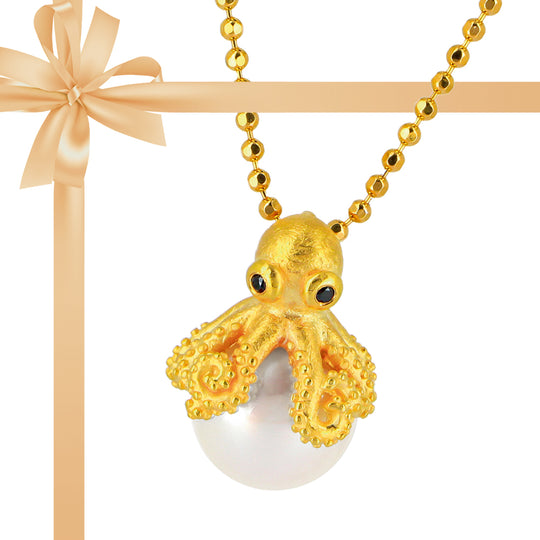 Meeresrauschen Weihnachtsspecial 2 kleiner Oktopussy Ole Anhänger inklusive Kugelkette