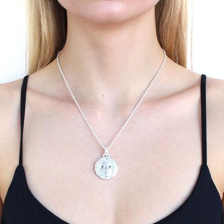 Zeus und Aphrodite großer Anhänger Aphrodite mit schwarzem Spinell
