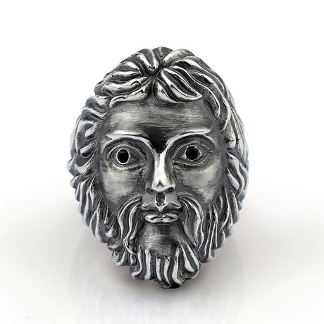 Zeus und Aphrodite Ring Zeus mit schwarzem Spinell