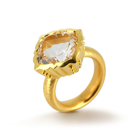 Grandessa Lüster Ring mit Bergkristall LIMITIERTE EDITION