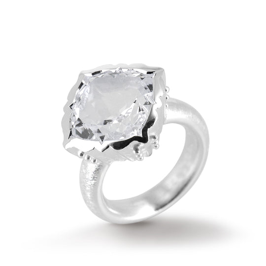 Grandessa Lüster Ring mit Bergkristall LIMITIERTE EDITION