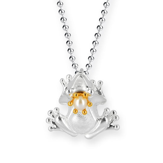 Giftpfeilfroschkönig mittlerer Frosch Anhänger und Süßwasserperle