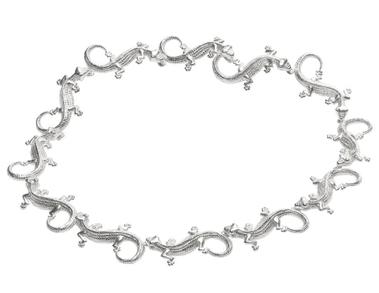 Gekko Collier mit Knebelverschluß in der Länge 45 cm