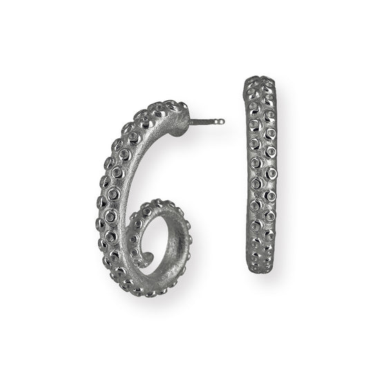 Meeresrauschen  große Oktopussy Creolen