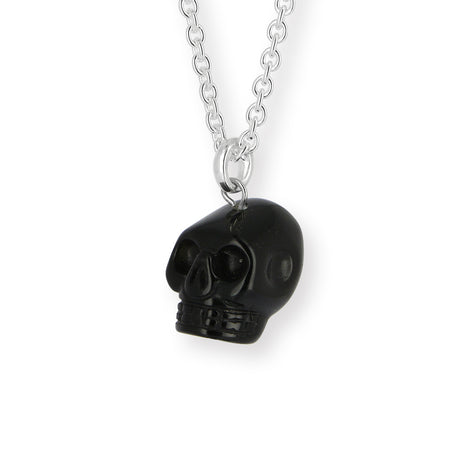 Skull Anhänger aus Onyx mit Silberöse  Limited Edition