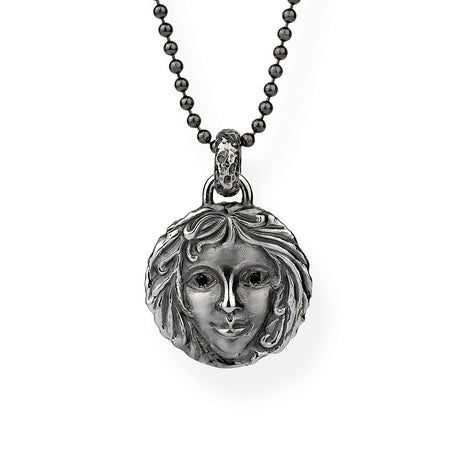 Zeus und Aphrodite großer Anhänger Aphrodite mit schwarzem Spinell