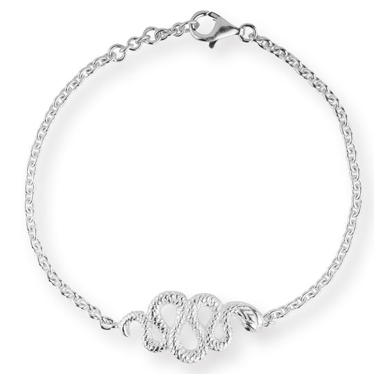 Armband Schlange mit Onyx