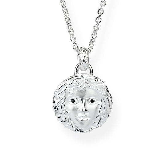 Zeus und Aphrodite großer Anhänger Aphrodite mit schwarzem Spinell