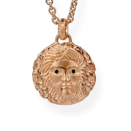 Zeus und Aphrodite großer Anhänger Zeus mit schwarzem Spinell