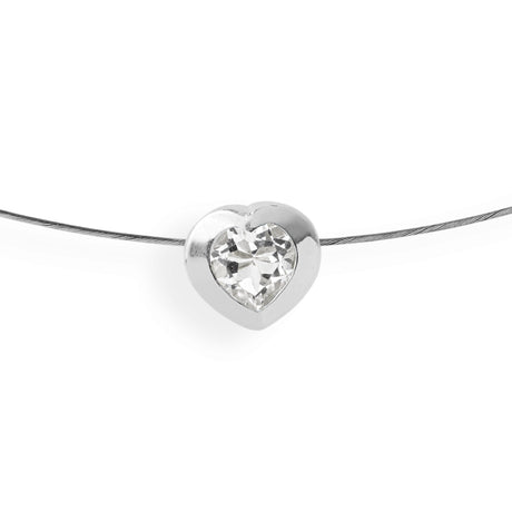 Heartbreaker Stone mini Anhänger mit Bergkristall