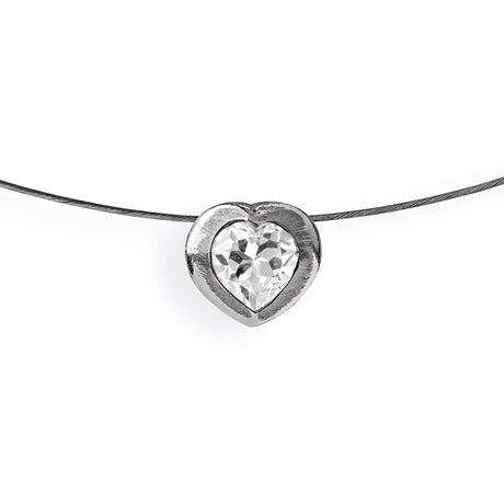 Heartbreaker Stone mini Anhänger mit Bergkristall