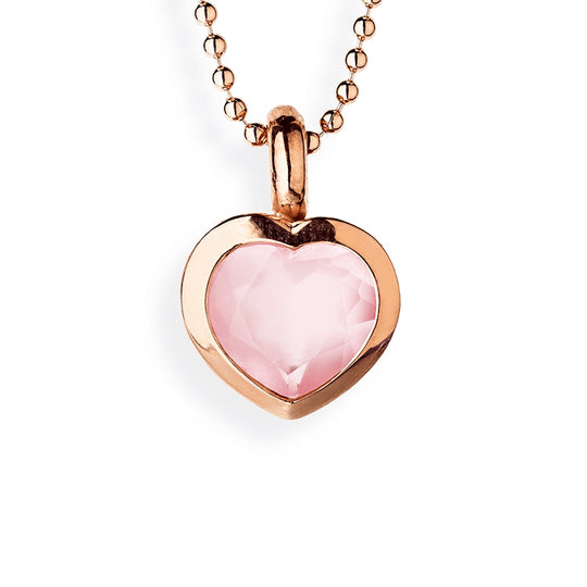 Heartbreaker Stone Anhänger mit Rosenquarz