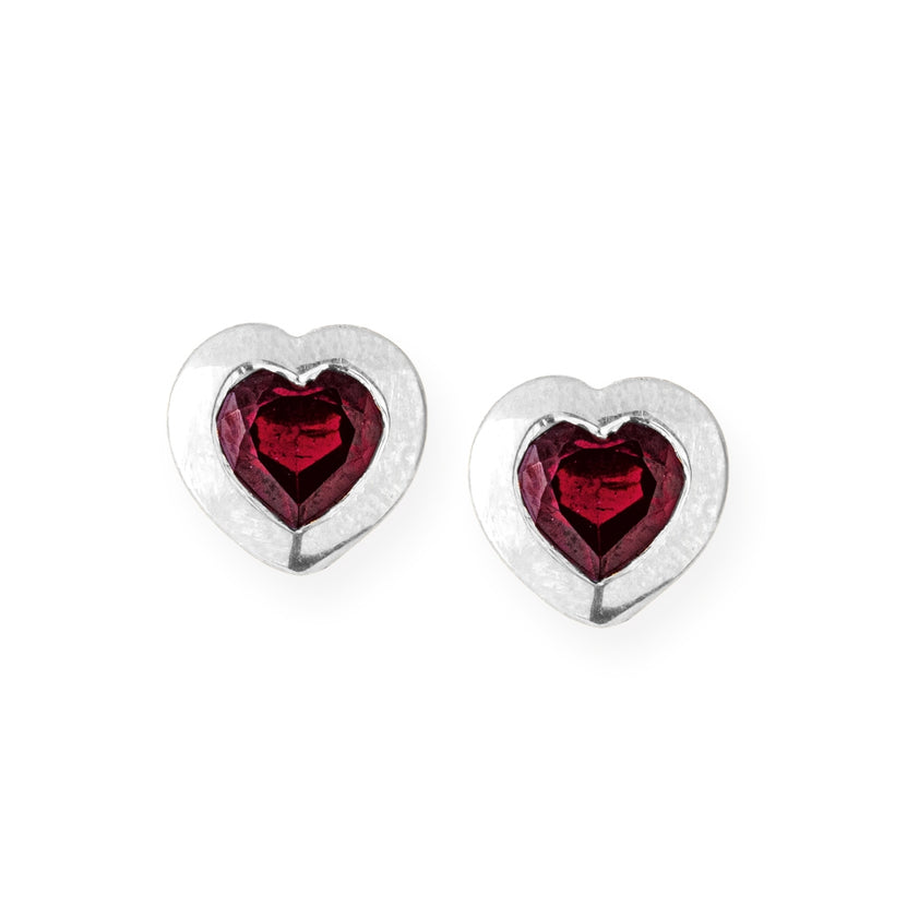 Paar Ohrstecker Heartbreaker By Drachenfels Ohrstecker Herz Rot Ld At 24 Rm Silber S0s9z0kz