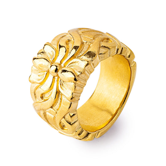 La Belle Epoque mittlerer Bandring mit Jugendstilornament