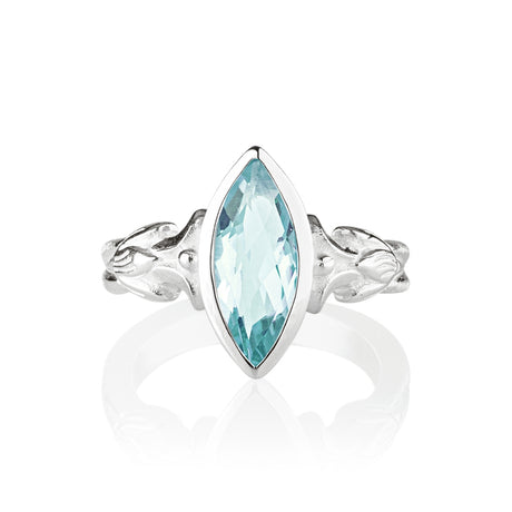 La Belle Epoque kleiner Ring mit Topasnavette