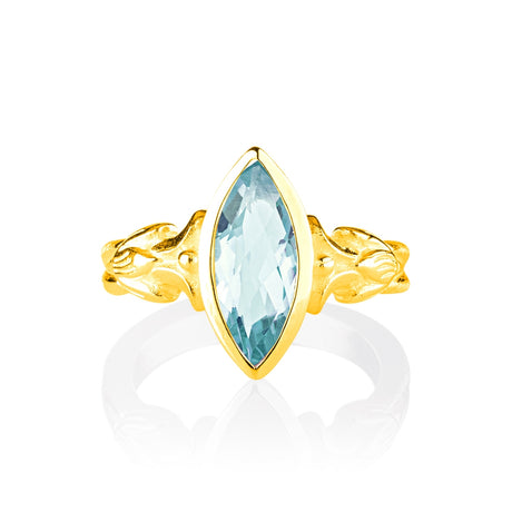 La Belle Epoque kleiner Ring mit Topasnavette