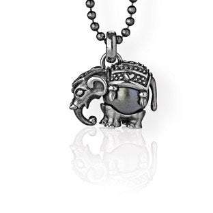 Ganesha mittlerer Elefantenanhänger mit Tahitiperle