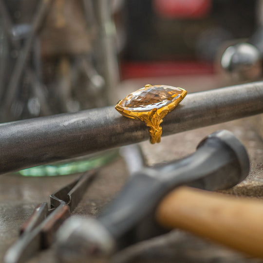 Ringweitenänderung in GOLDPLATTIERT oder ROTGOLD oder VINTAGE mit Lack und/oder Stein