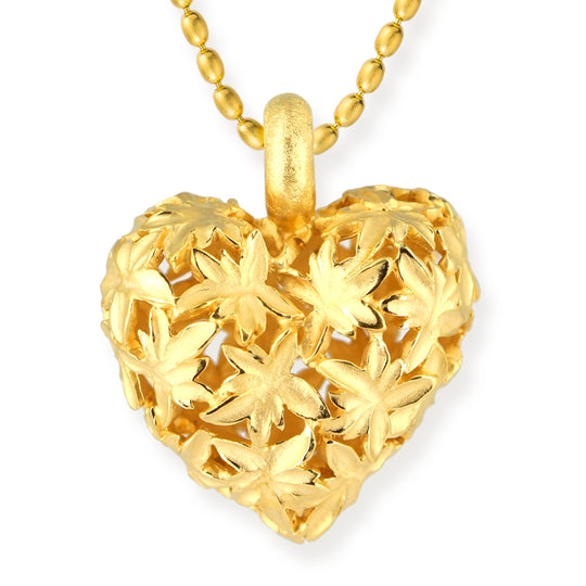 Wooden großer Herz Anhänger