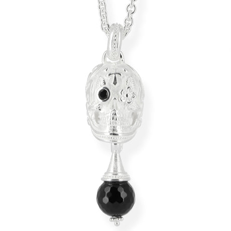 Sugar Skull XXL Anhänger mit Onyxpampel