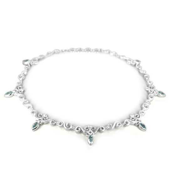 Mary Stuart Collier mit Topas in der Länge 45 cm