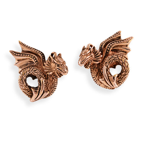 Drachenblut Drachen Clipohrstecker.
