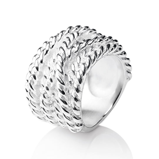 Heimathafen großer Bandring in Taustruktur