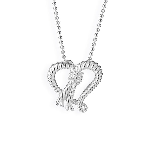 Heimathafen kleiner Herz Anhänger in Taustruktur