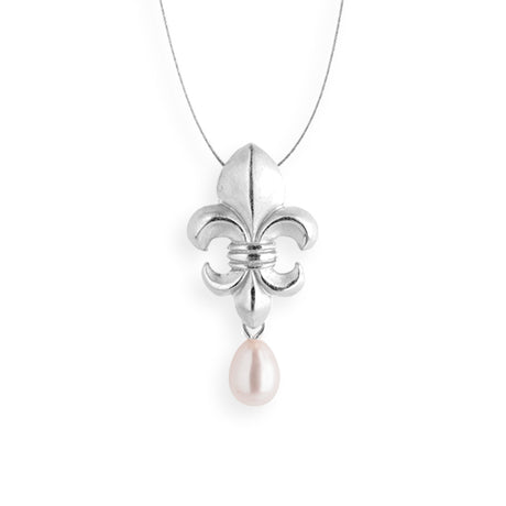 Lilienkönigin kleiner Anhänger mit Süßwasserperle