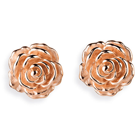 Rosenregen große Rosen Clipohrstecker
