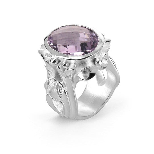 Amelie ma Chere großer Ring mit Amethyst