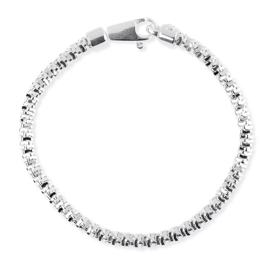 Trendiges Fantasie Armband mit Schmuck-Karabiner in der Länge 21 cm