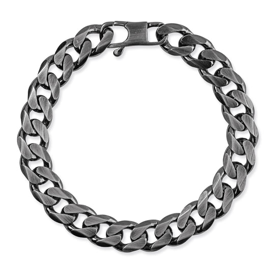 Cooles Panzer Armband mit Schmuck-Karabiner in der Länge 21 cm