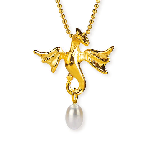 Dragonheart kleiner Anhänger mit Süßwasserperle