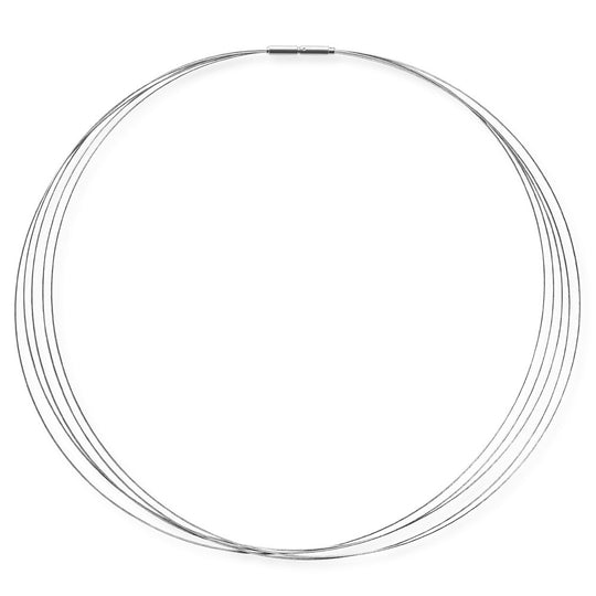 Stahlreif 5 reihig mit Edelstahlbajonett 2,5 mm in den Längen 42 cm 45 cm und 50 cm