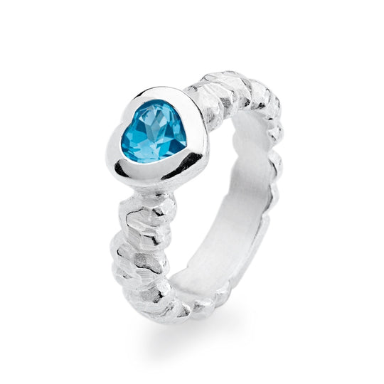 Heartbreaker Stone mini Ring mit Topas