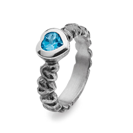 Heartbreaker Stone mini Ring mit Topas