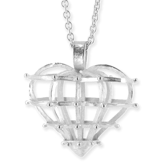 Eiserne Jungfrau Herz Anhänger