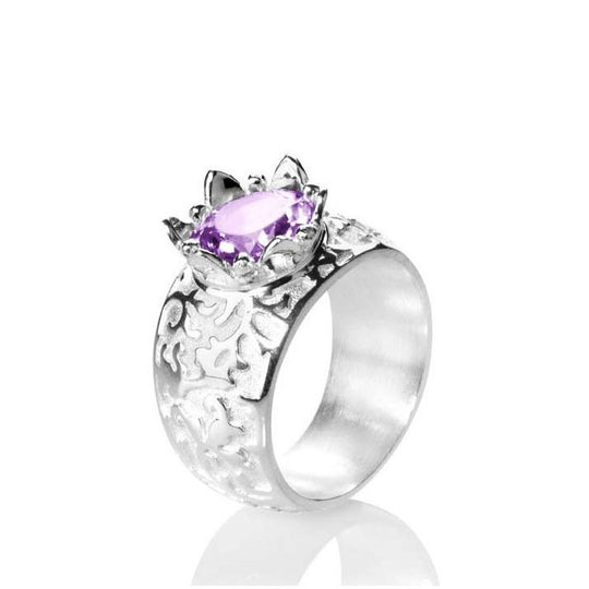 1001 Nacht Ring mit Amethyst