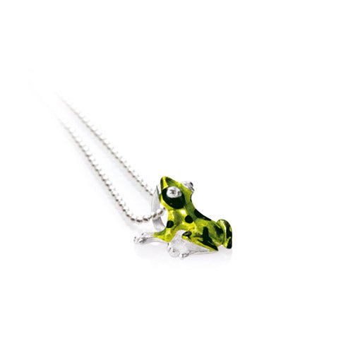 Giftpfeilfroschkönig grüner mini Frosch Anhänger
