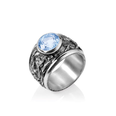 Klunkerlinge mittlerer Ring mit Topas