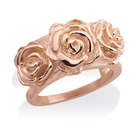 Lebenslänglich Seitenspringer Ring Rose of Antoine
