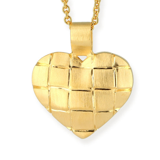 Flechtwerk großer Herz Anhänger